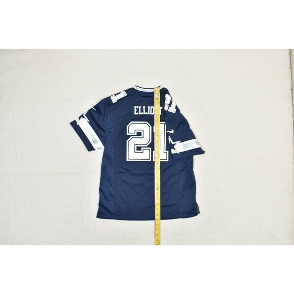 Dallas Cowboys Football Jersey Mens Large NFL Ezekiel Elliott 21 Nike - Picture 6 of 8